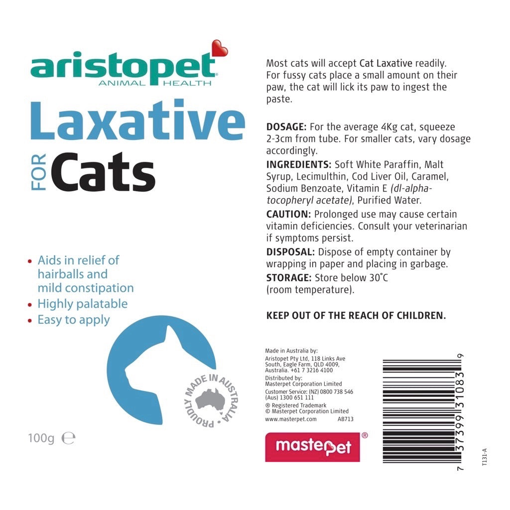 Aristopet Laxative Paste For Cats 100G