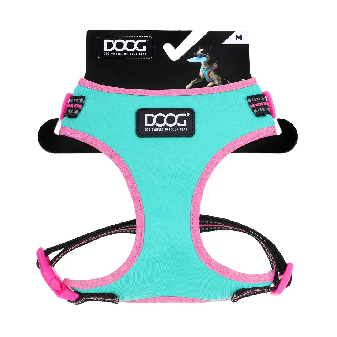 Doog Neoflex Dog Harness Rin Tin Tin (Neon)