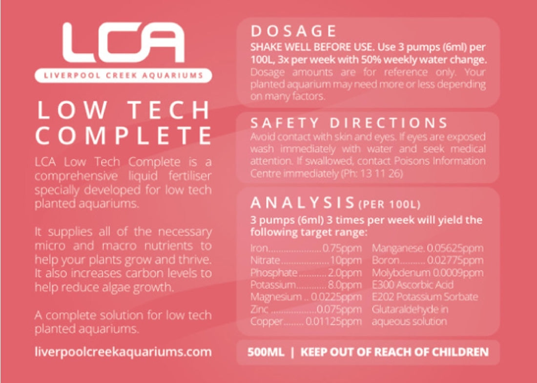 LCA Low Tech Complete 500ml