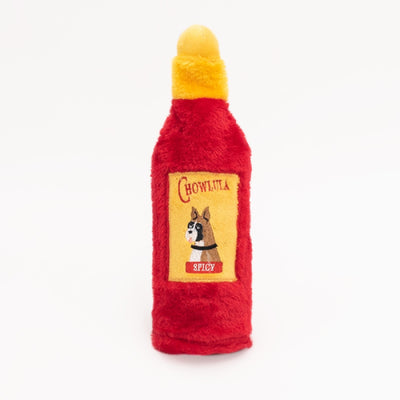 Zippy Paws Hot Sauce Crusherz Crunch & Squeak Dog Toy - Chowlula