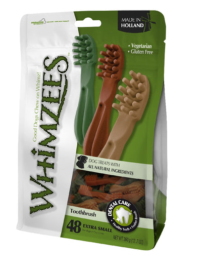 Whimzees Toothbrush Extra Small - 48 Pack