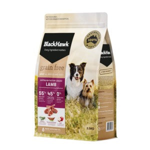 Black Hawk Adult Grain Free Lamb 2.5Kg