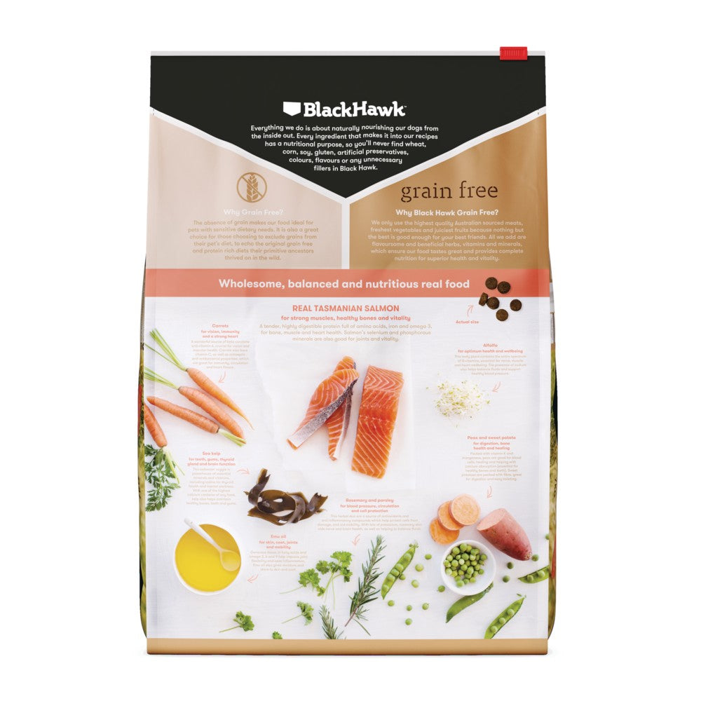 Black Hawk Adult Grain Free Salmon 7Kg