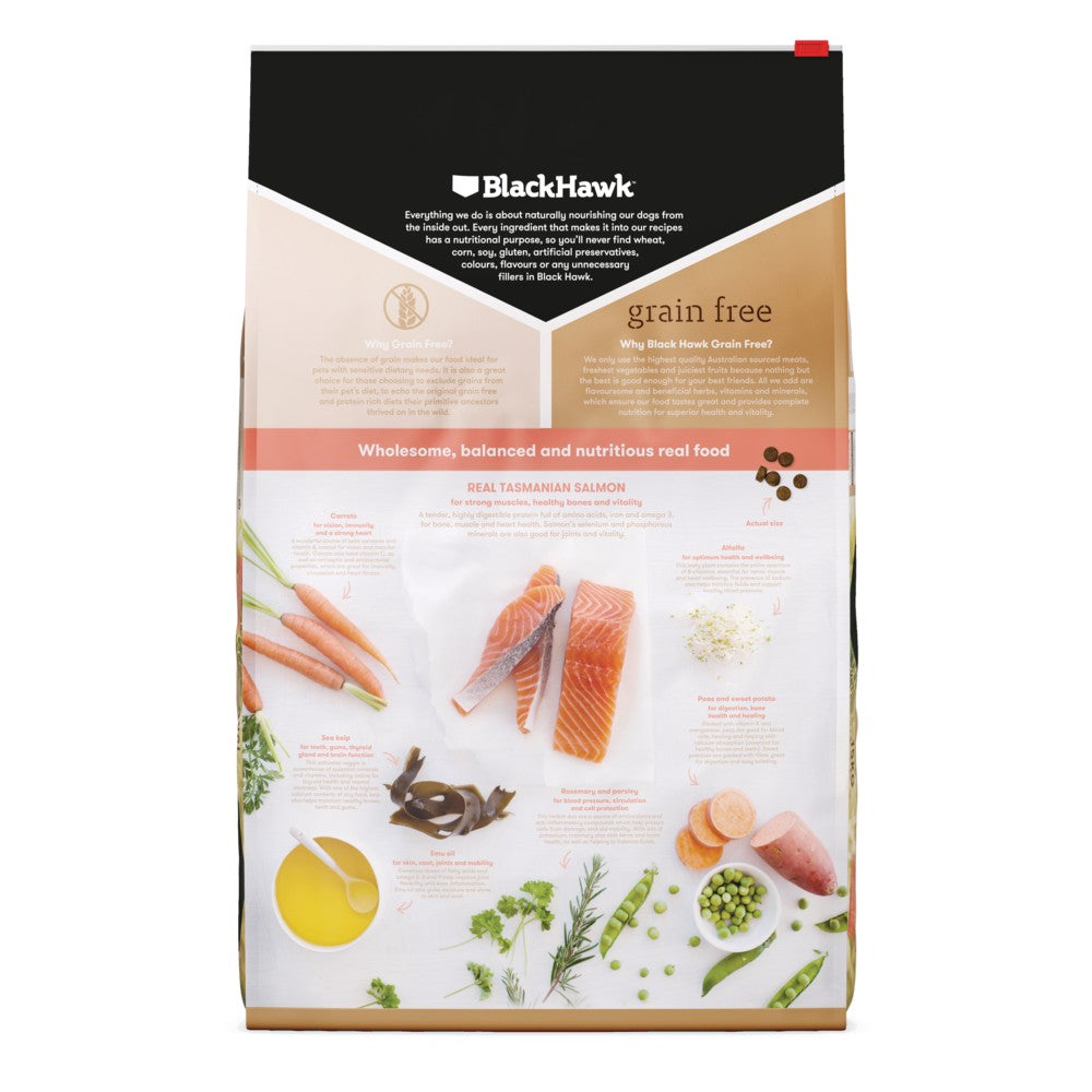 Black Hawk Adult Grain Free Salmon 15Kg