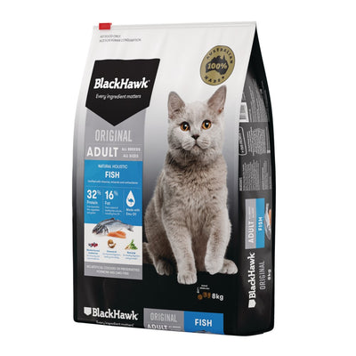 Black Hawk Feline Fish 8Kg