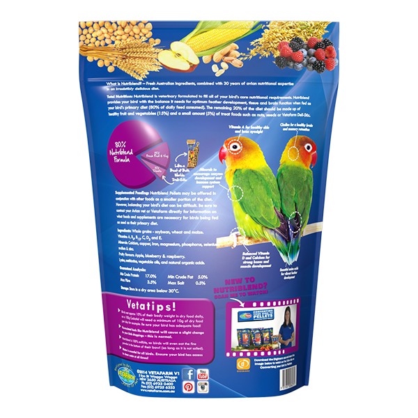 Vetafarm Nutriblend Pellets Mini