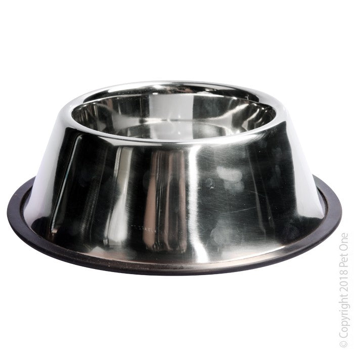 Pet One Anti Skid Non Slip Spaniel Bowl 900ml