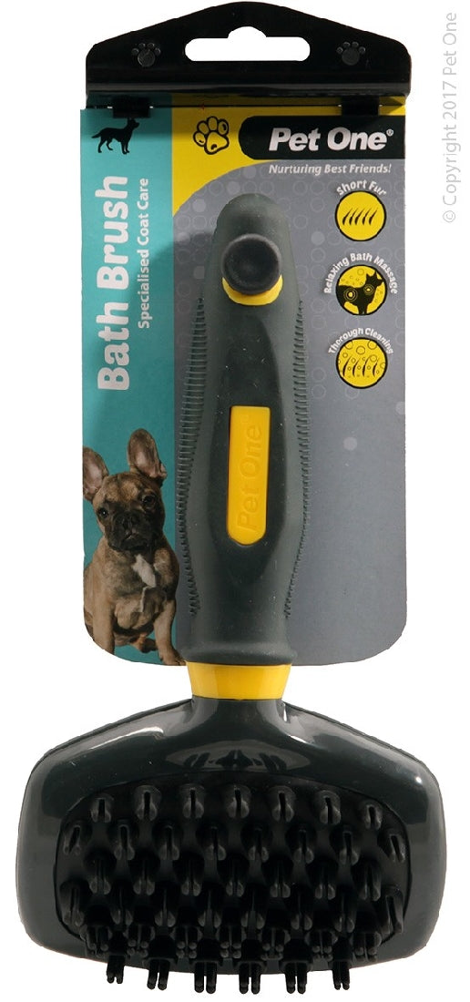 Pet One Grooming Bath Brush Lg