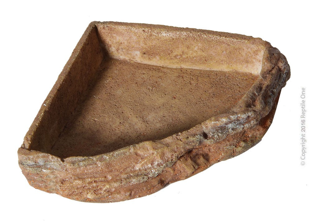 Repti One Reptile Corner Bowl S (6.8 X 6.8 X 1.8 Cm)