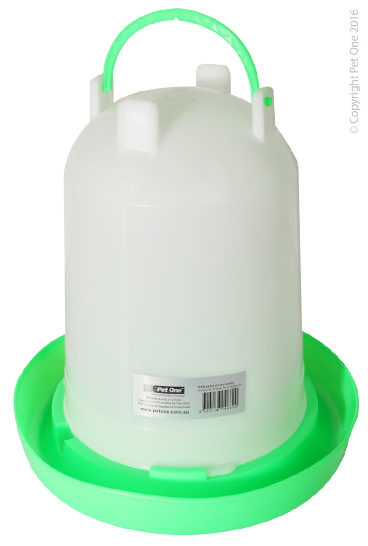 Avi One Poultry Gravity Drinker 6 ltr