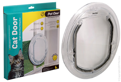 Pet One Cat Door For Single And Double Glazed Doors