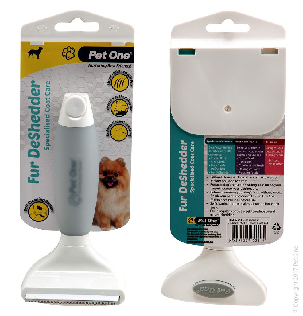 Pet One Self Cleaning Deshedder medium