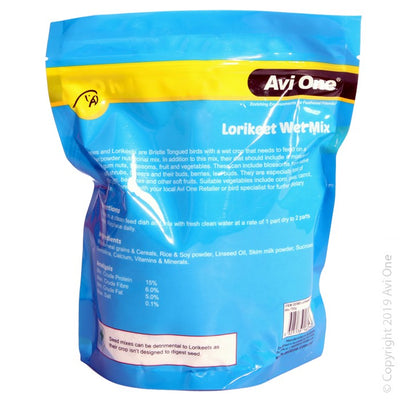 Avi One Lorikeet Wet Mix 750g