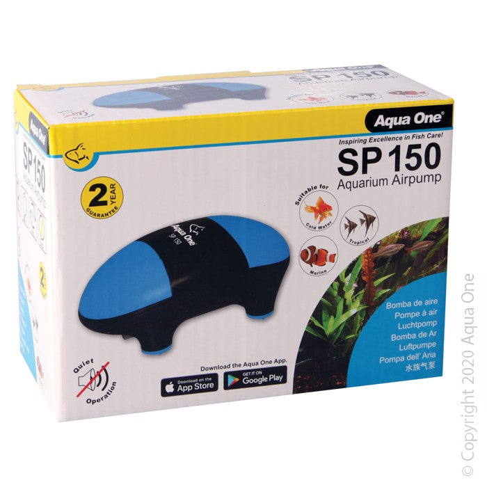 Aqua One SP 150 Single Outlet Air Pump 150L/HR