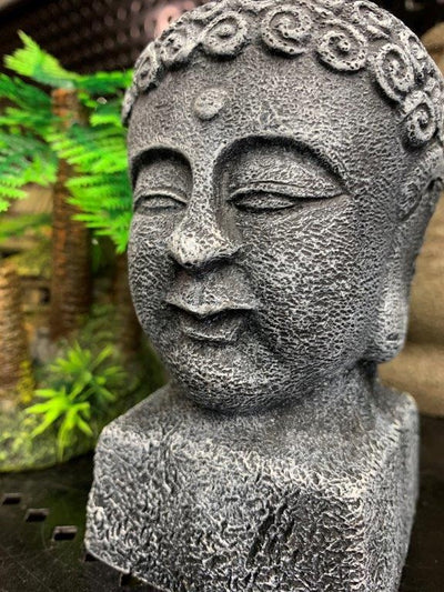 Aqua One Ornament Budda Head 7.5cm x 8.5cm x16cm