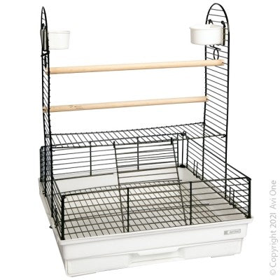 Avi One Hand Raising Bird Cage 47 W X 47 D X 58cm H