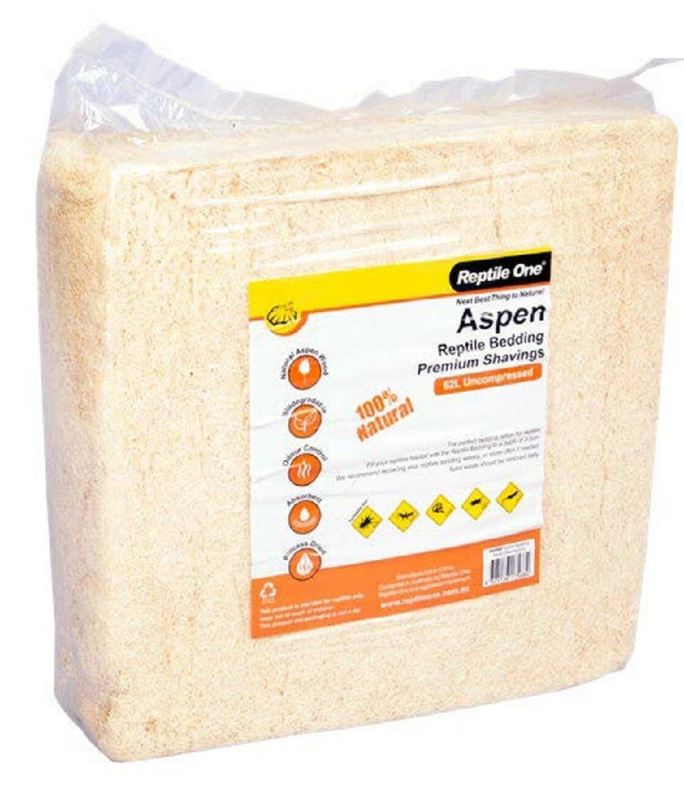 Repti One Reptile Bedding Aspen Shavings 4kg/62L