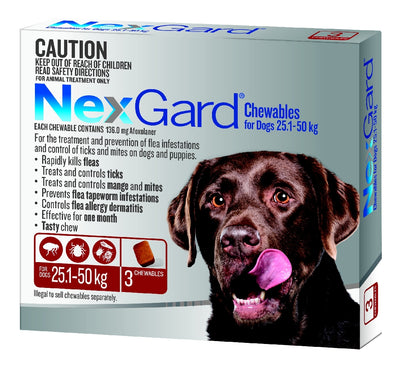 Nexgard Extra Large 25.1Kg-50Kg