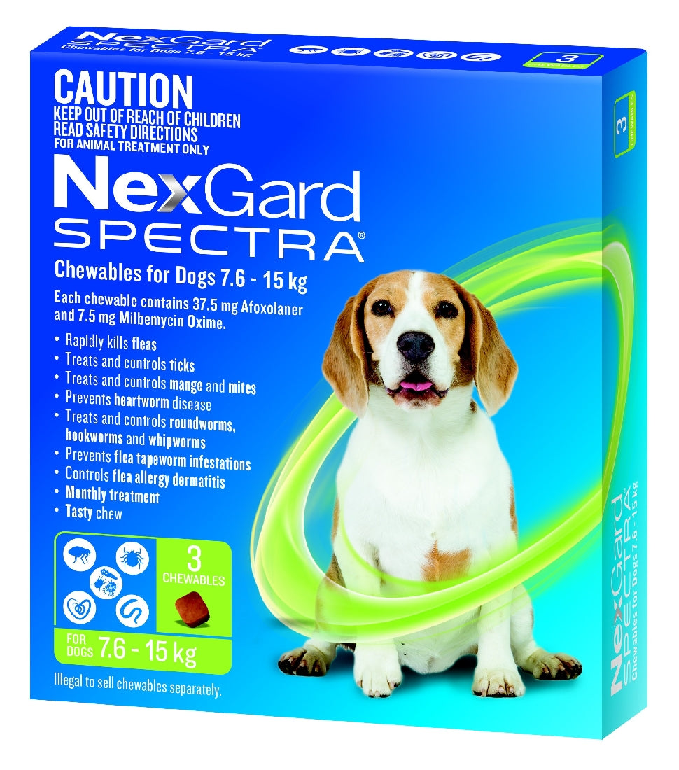 Nexgard Spectra 7.6Kg -15Kg