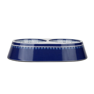 Barkley & Bella Bowl Melamine Medina Indigo Double