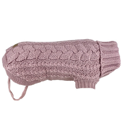 Huskimo Dog Jumper Frenchknit Rose Pink