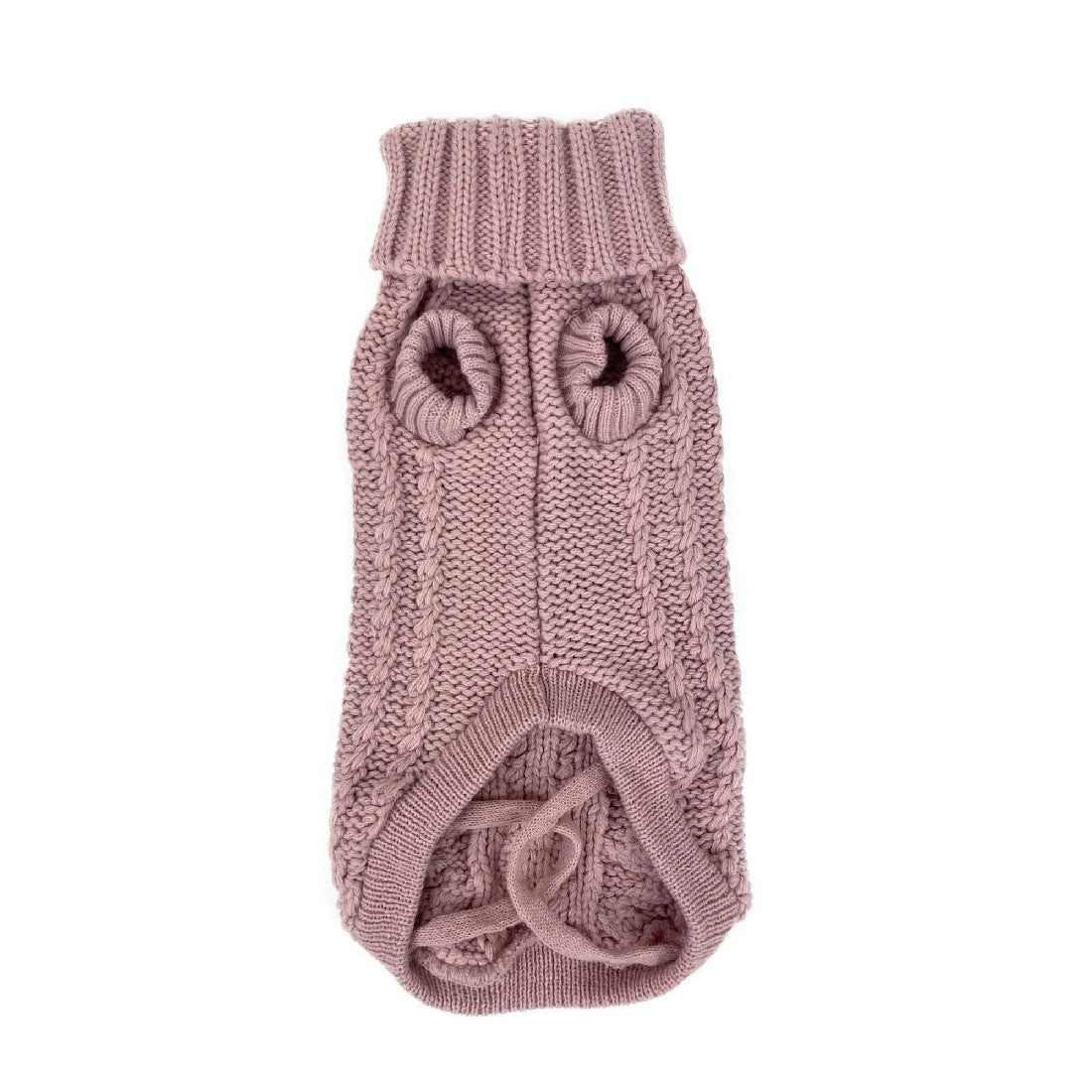 Huskimo Dog Jumper Frenchknit Rose Pink