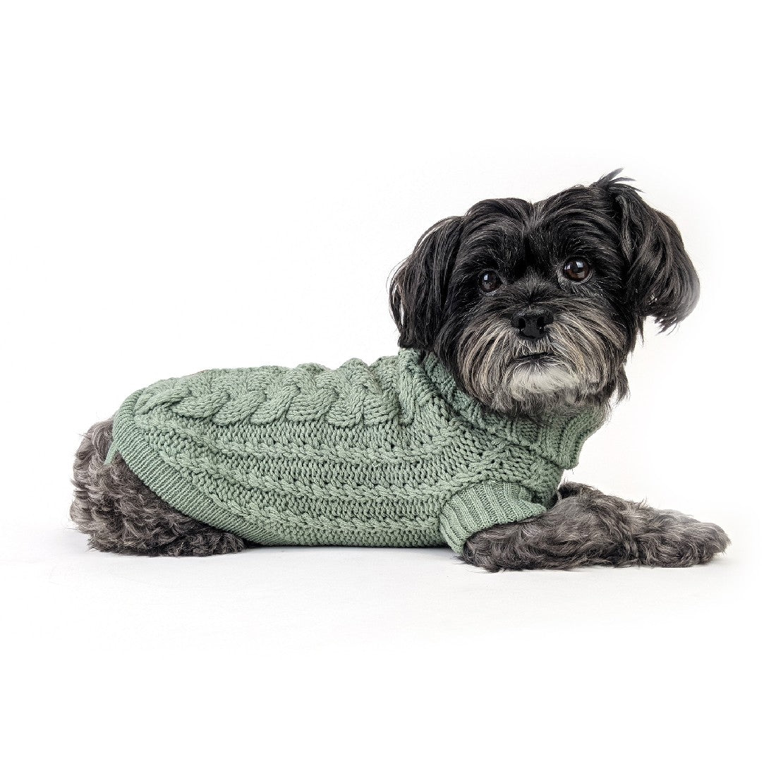 Huskimo Dog Jumper Frenchknit Eucalyptus