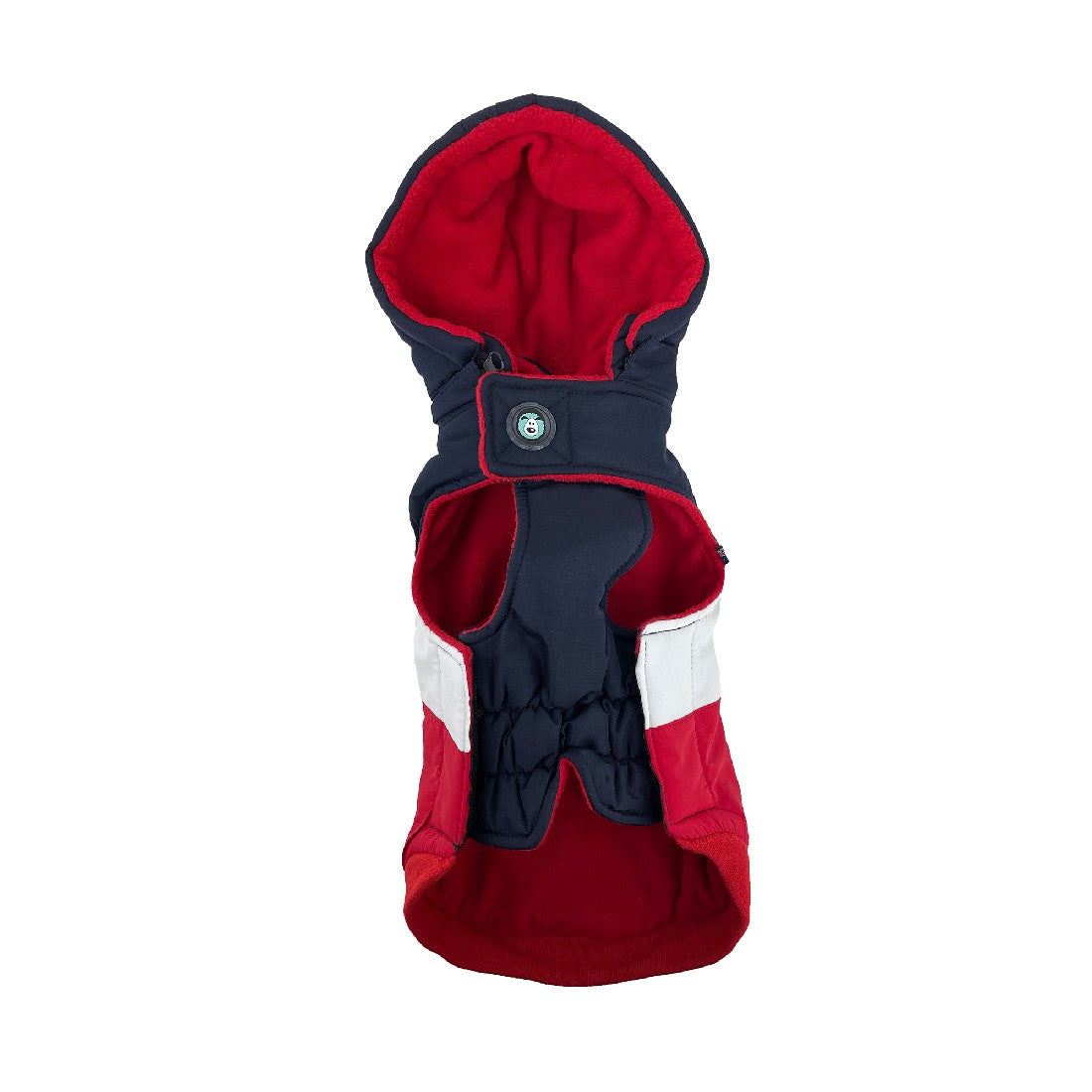 Huskimo Dog Coat Mt Buller Navy Red