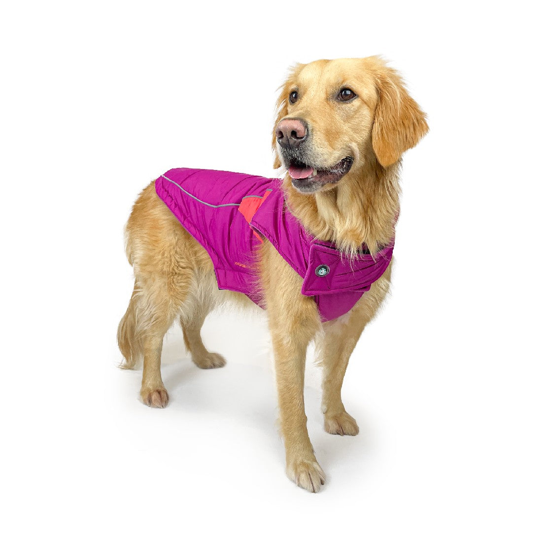 Huskimo Dog Coat Sherpa Magenta