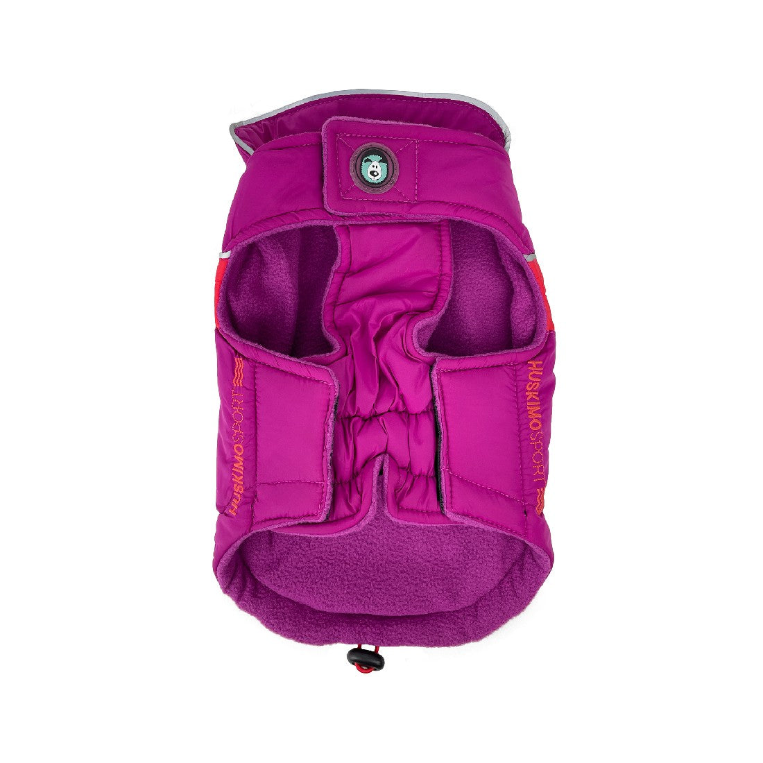 Huskimo Dog Coat Sherpa Magenta