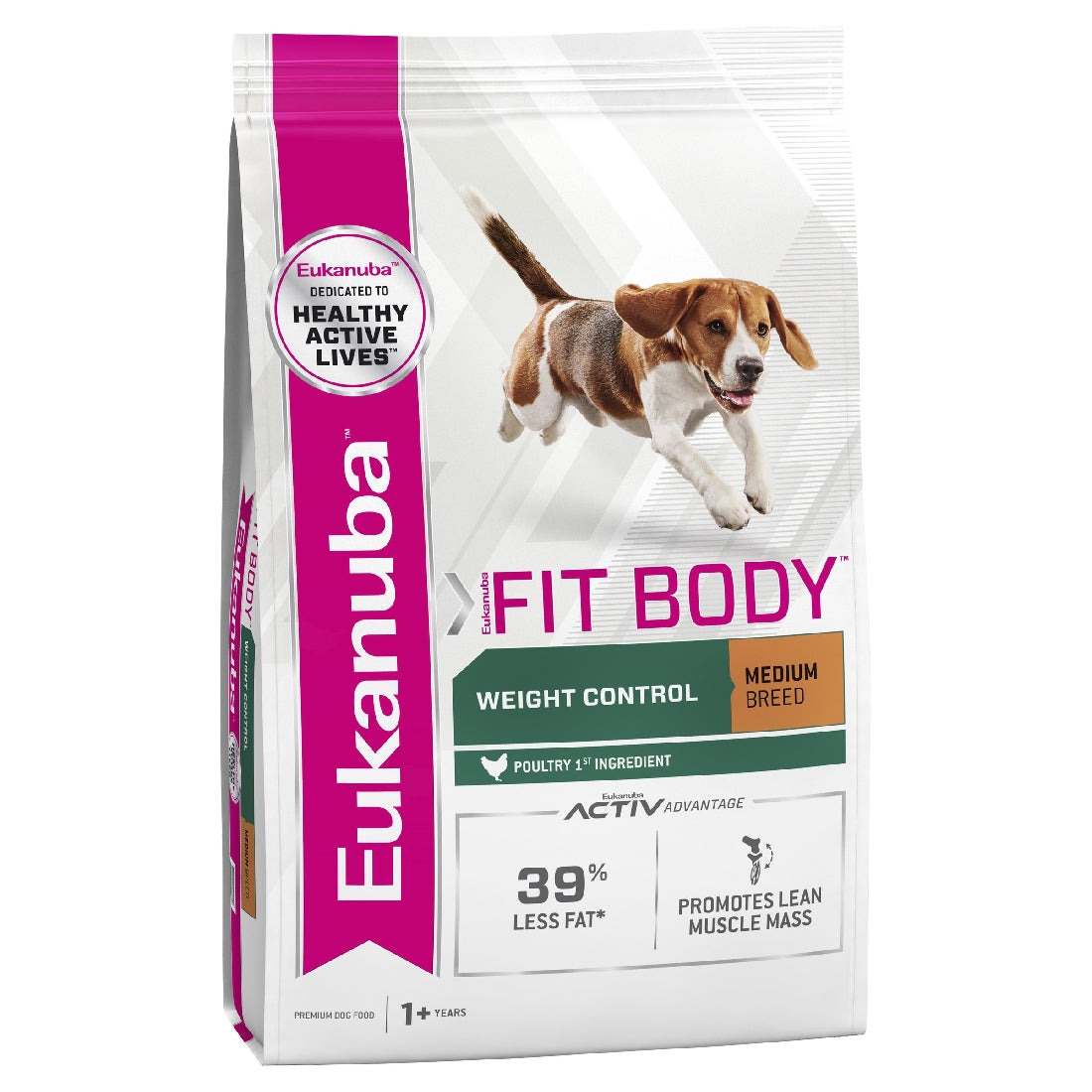 Eukanuba Fit Body Medium Breed Adult 15kg