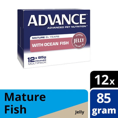 Advance Cat Mature Ofish Jelly 12X85G