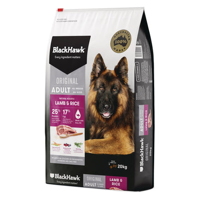 Black Hawk Adult Lamb And Rice 20Kg