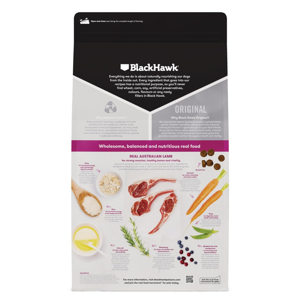 Black Hawk Adult Lamb And Rice 3Kg