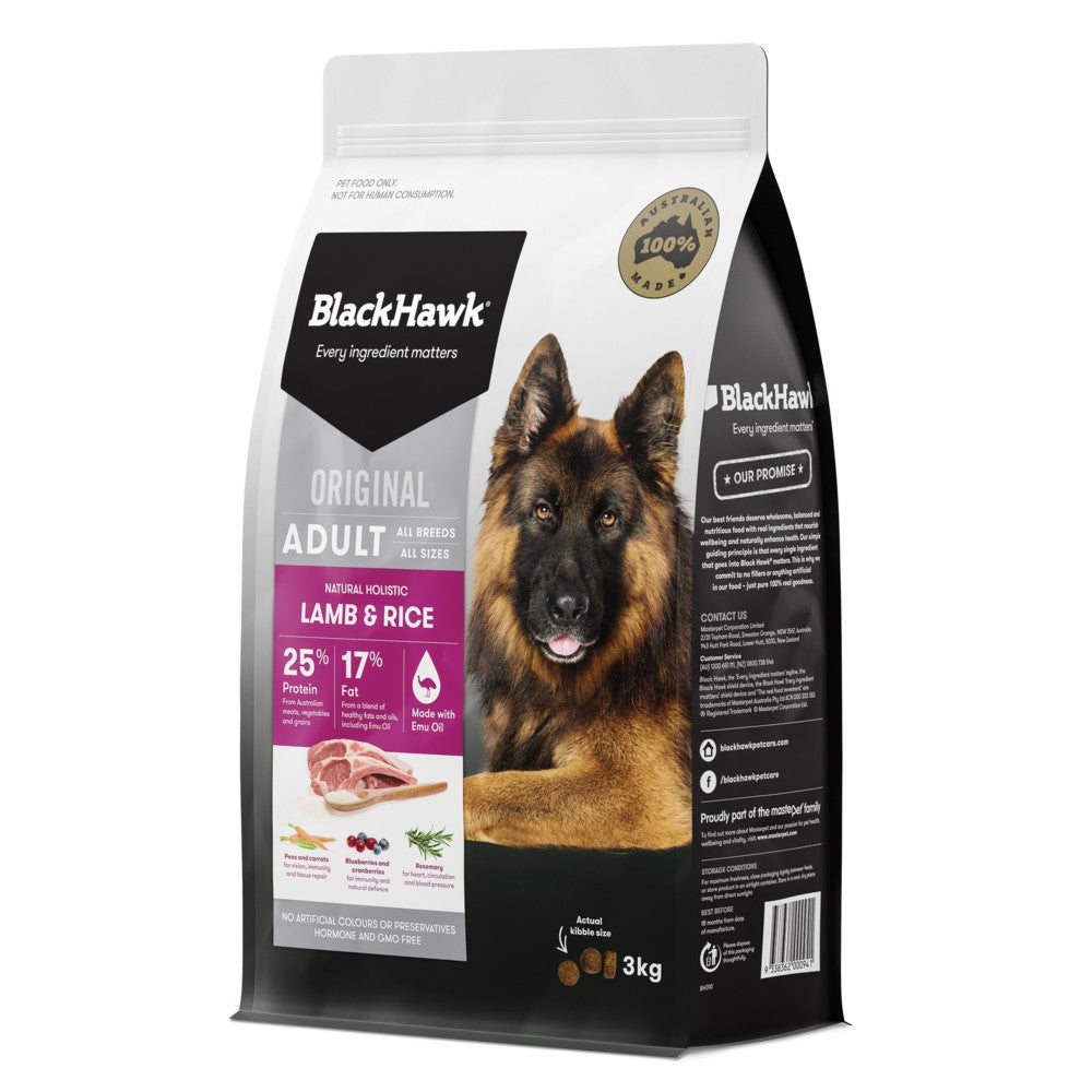 Black Hawk Adult Lamb And Rice 3Kg