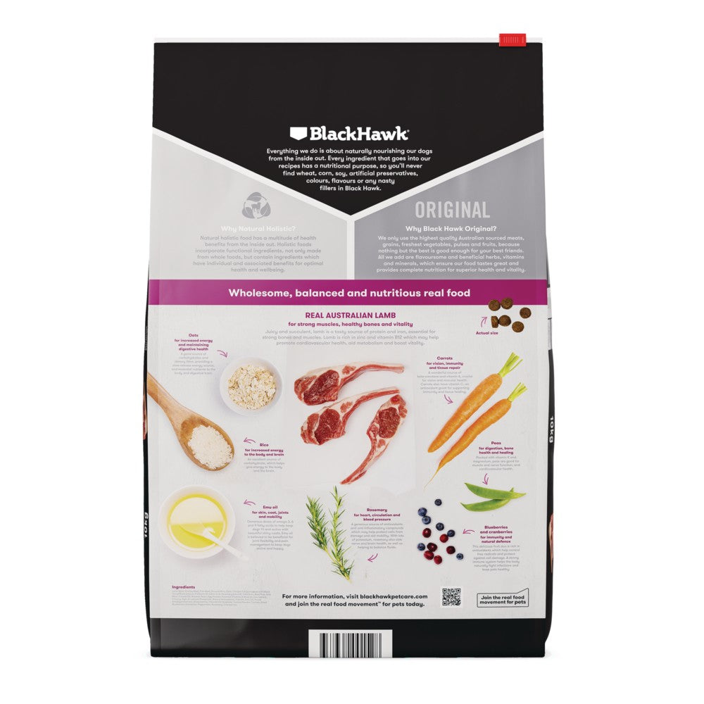 Black Hawk Adult Lamb & Rice 10Kg