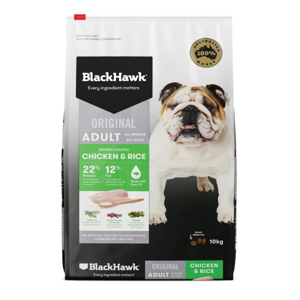 Black Hawk Adult Chicken & Rice 10Kg