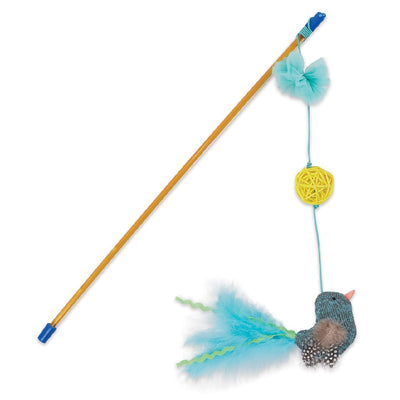 Kazoo Cat Toy Bluebird Wand