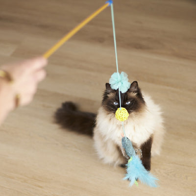 Kazoo Cat Toy Bluebird Wand