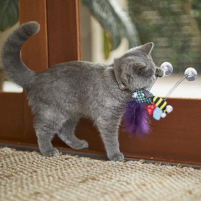 Kazoo Cat Toy Bouncy Bee