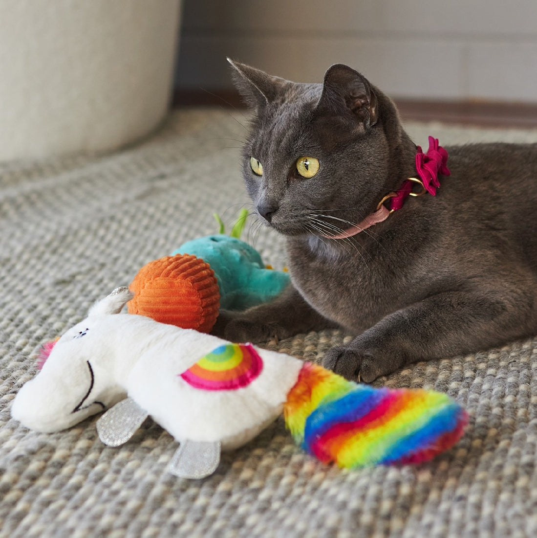 Kazoo Cat Toy Crinkle Unicorn