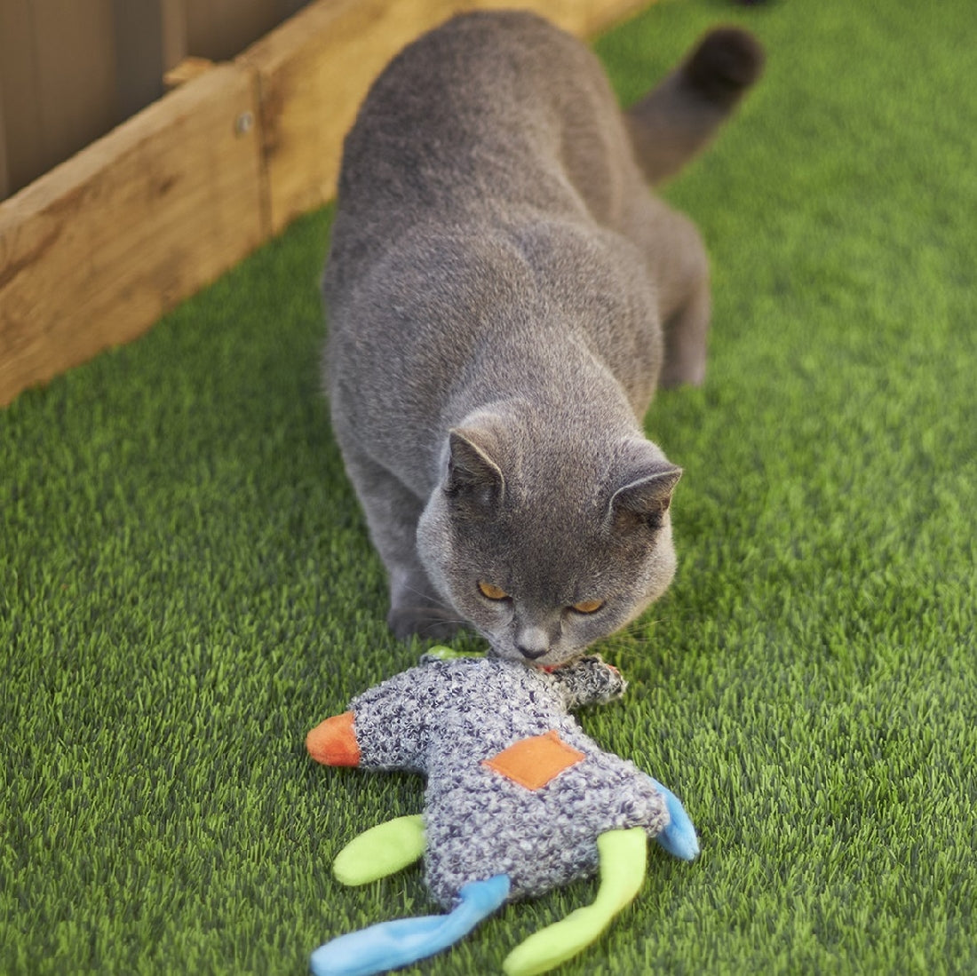 Kazoo Cat Toy Crinkle Mouse