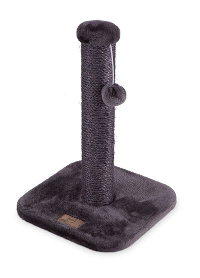 Kazoo Scratch Post - Small Charcoal & Grey