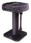 Kazoo High Bed Scratch Post With Rope Charcoal