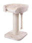 Kazoo High Bed Scratch Post with rope Xl Cream