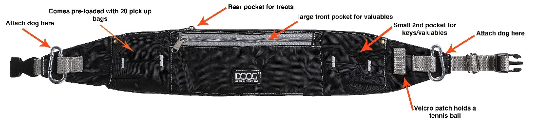 Doog Walkie Belt Black