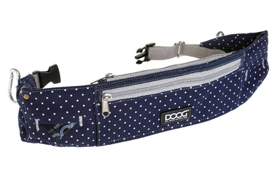 Doog Walkie Belt - Stella - Navy Polkadot