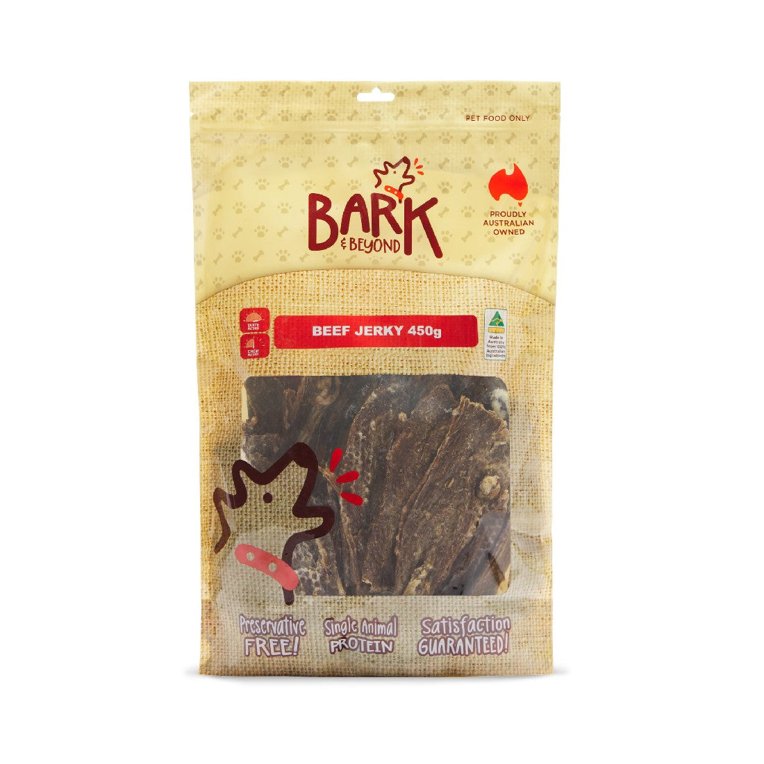 Bark & Beyond Beef Jerky 450G