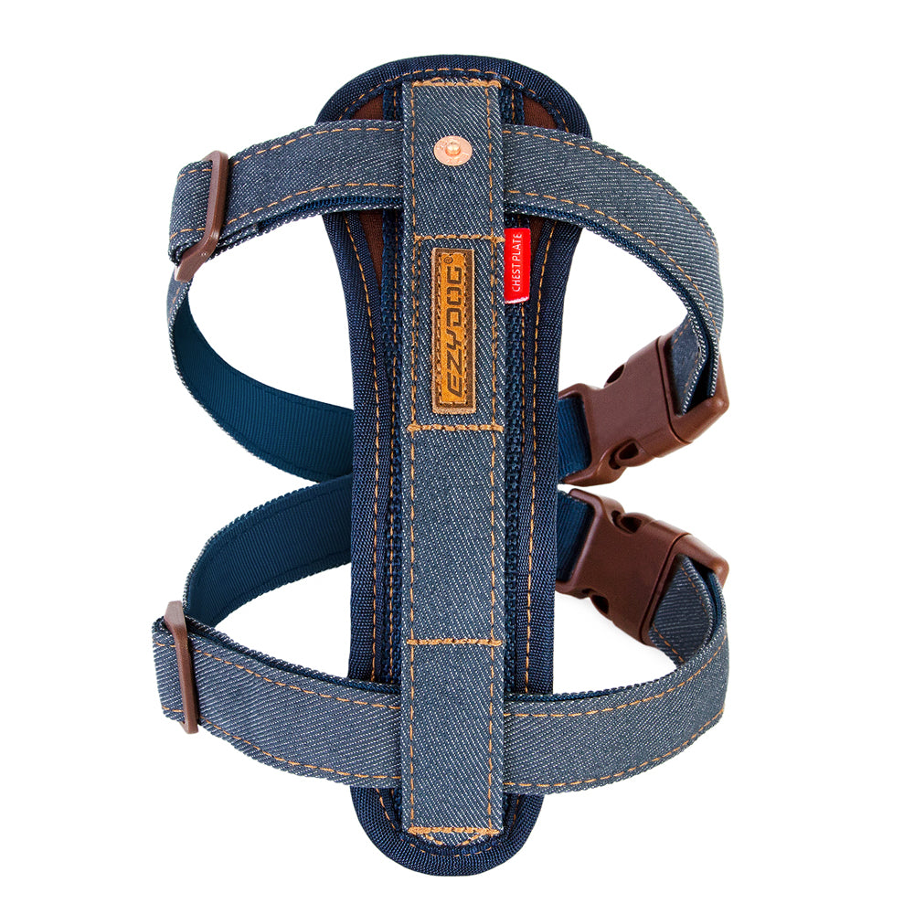 Ezy Dog Harness Chest Plate Denim