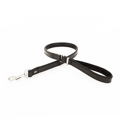 Ezy Dog Leather Lead Oxford Black 42 inch